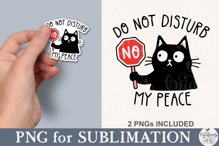 Do Not Disturb My Peace PNG
