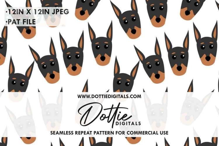 Pattern Print Dog Doberman Men Women Leather Boots main image 1