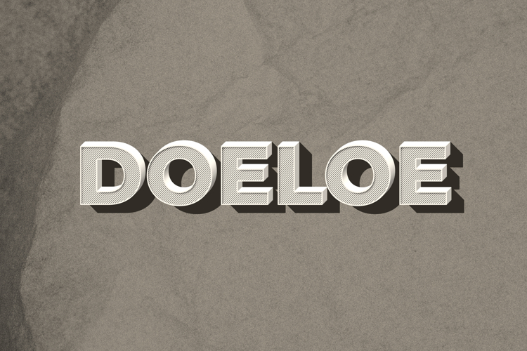 Vintage Text Effect Doeloe