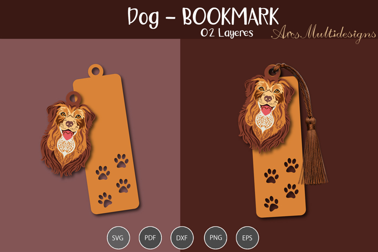 Dog Bookmark SVG