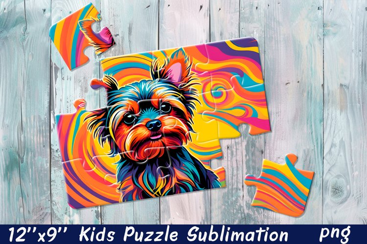 Rainbow dog| Summer Sublimation Puzzle