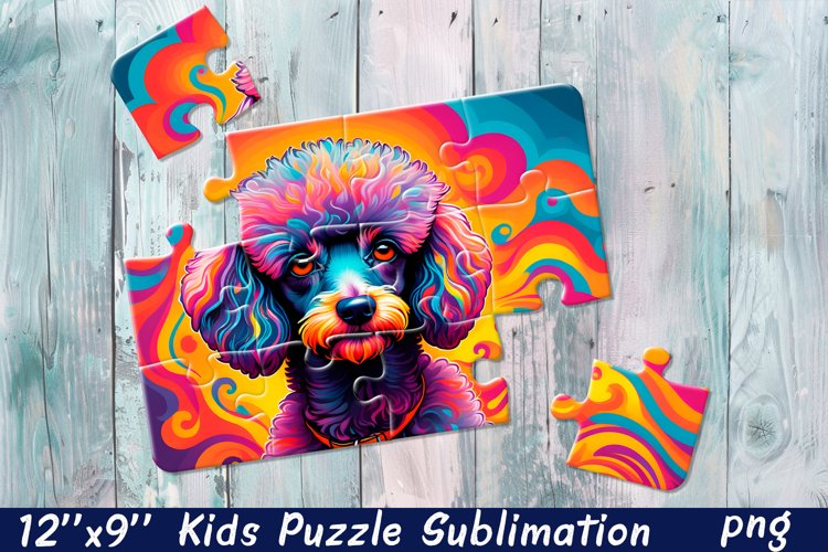 Rainbow dog| Summer Sublimation Puzzle