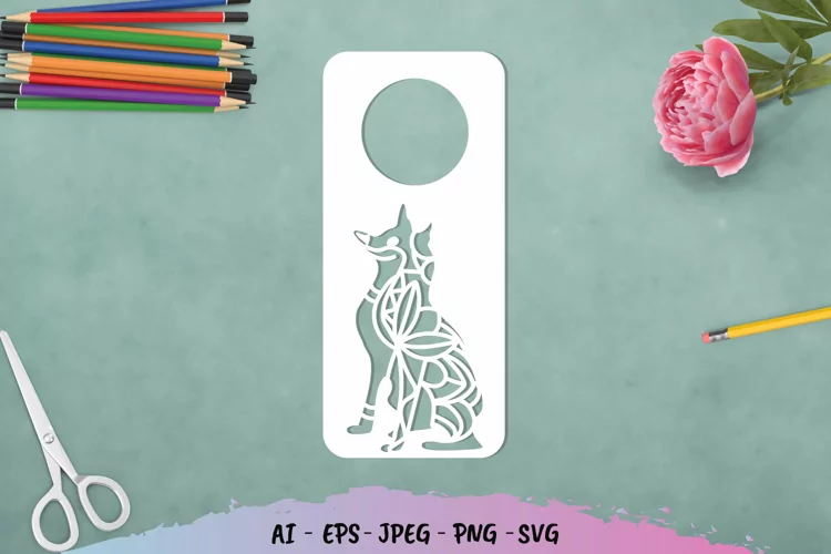 Dog Door Tag - Do Not Disturb SVG File