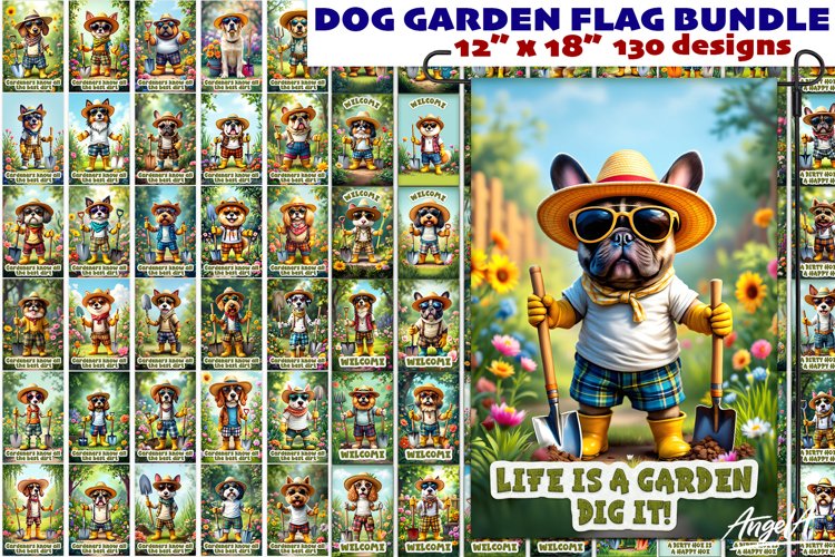 Garden Flag Sublimation Designs Image 17