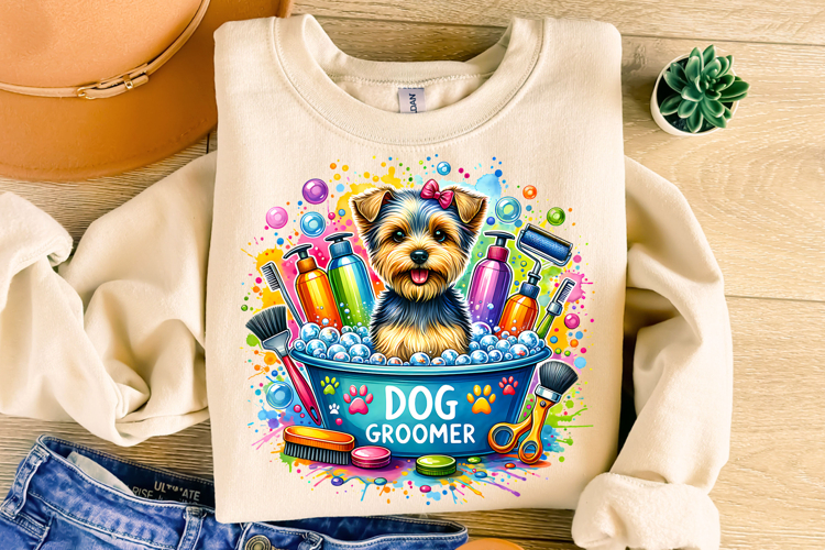 Yorkie Clipart Image 19
