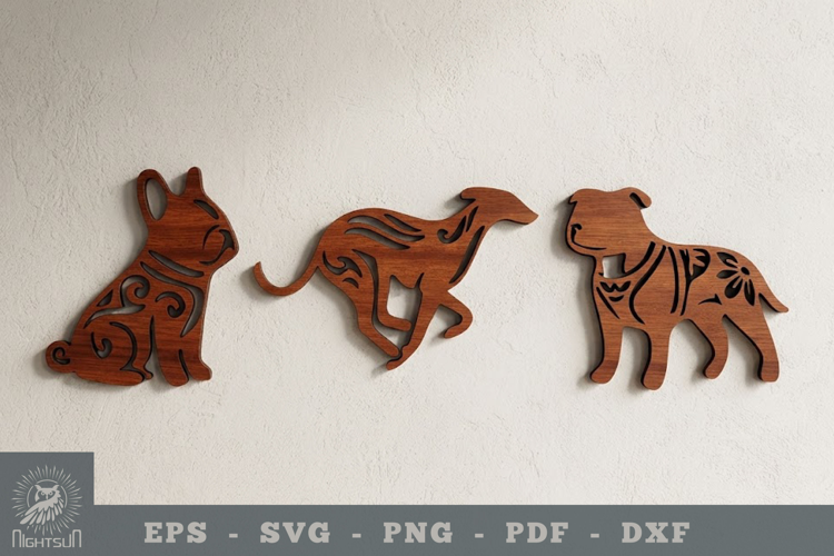 Dog Lasercut Wall Decoration