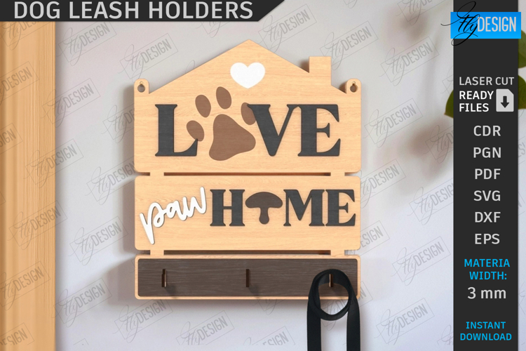 Dog Leash Holder Svg Image 10