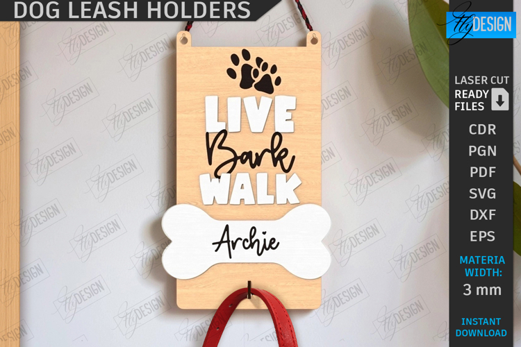 Dog Leash Holder Svg Image 12