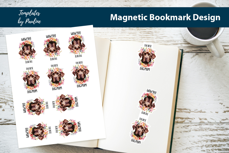 Dog Magnetic Bookmark, Labrador Retriever Bookmark