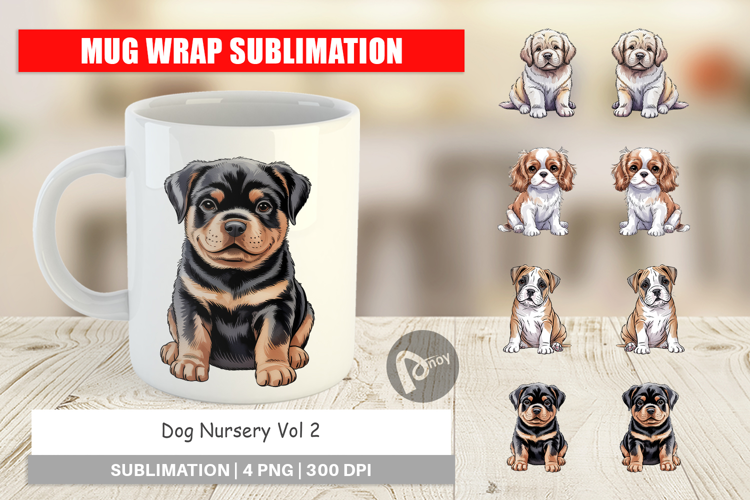 Mug Wrap Dog Nursery