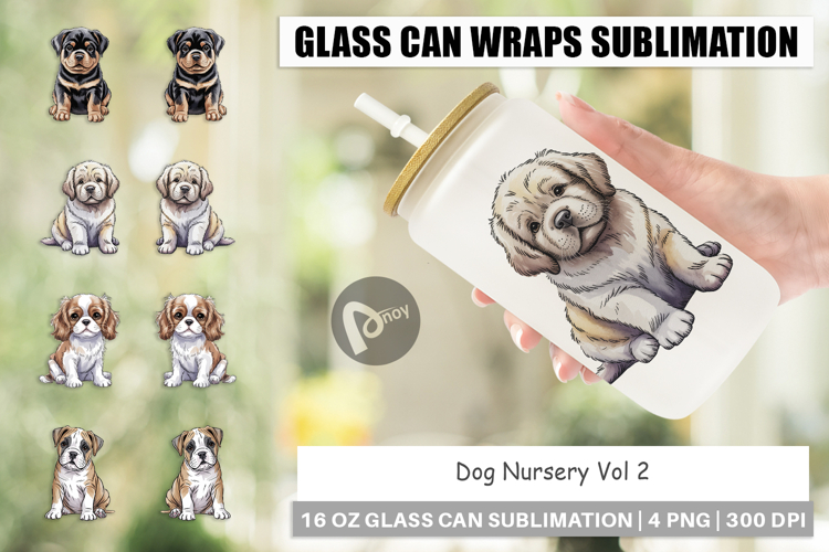 Glass Can Dog Nursery
