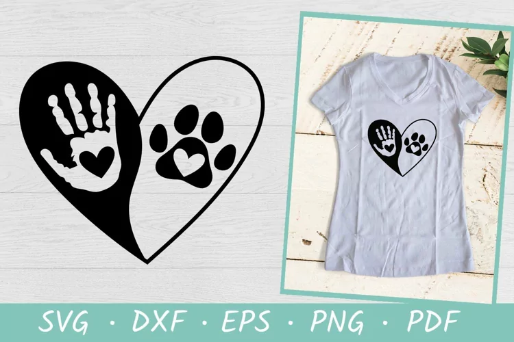 Dog Lovers SVG | Paw print SVG | Dog Paw SVG