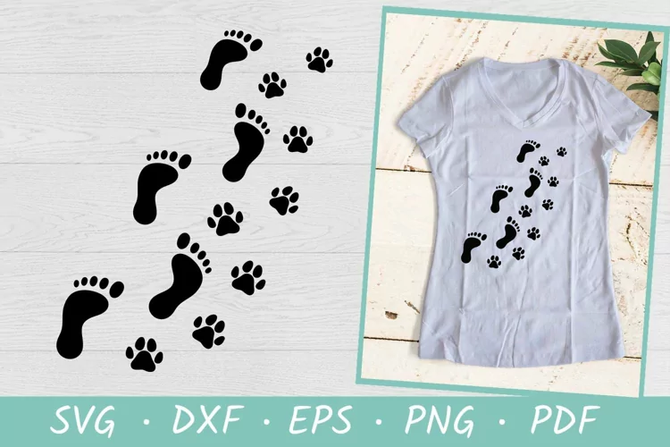 Dog Lovers SVG | Paw print SVG | Dog Paw SVG