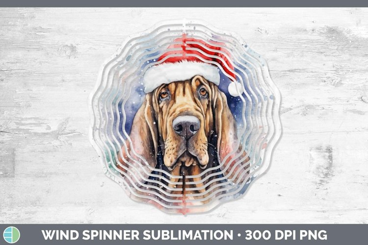 GorgeousDog Santa Hat Wind Spinner design.