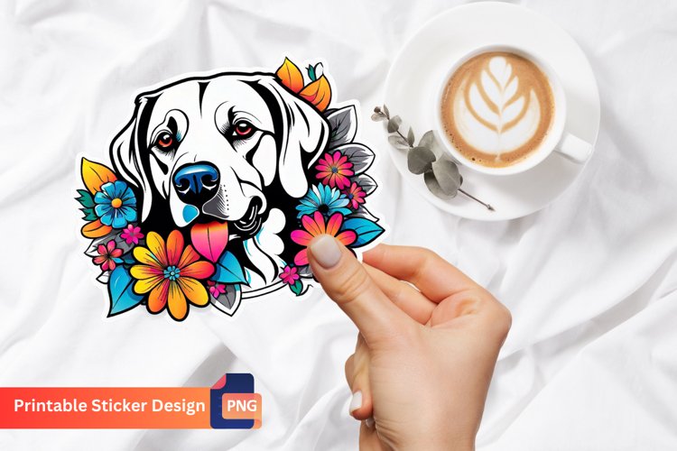 Dog Sticker, Dog Cartoon Sticker, Animal Sticker