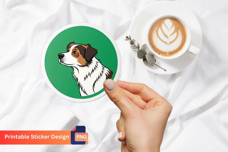 Dog sticker, Adorable Dog Sticker, Dog Sticker Collection