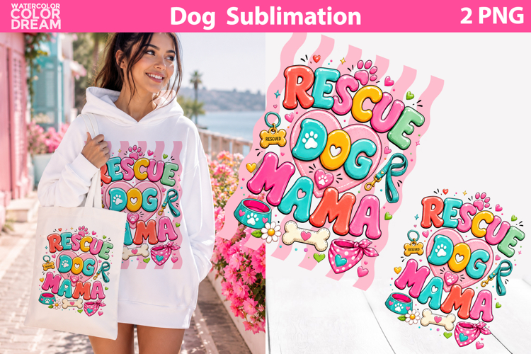 Dog Mama Quote | Funny Pet Sublimation