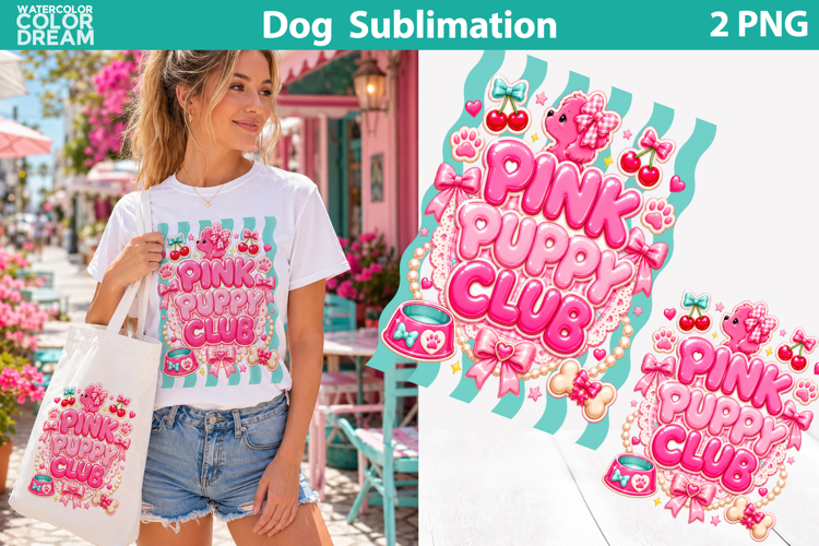 Dog Quote Sublimation | Coquette Dog Lover Sublimation