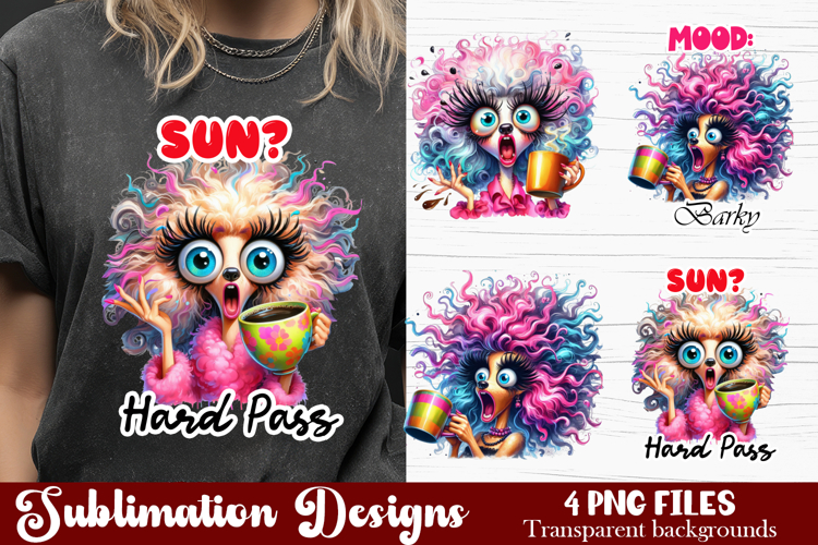 Cute Sarcastic duckling , dog sublimation clipart. T-shirt