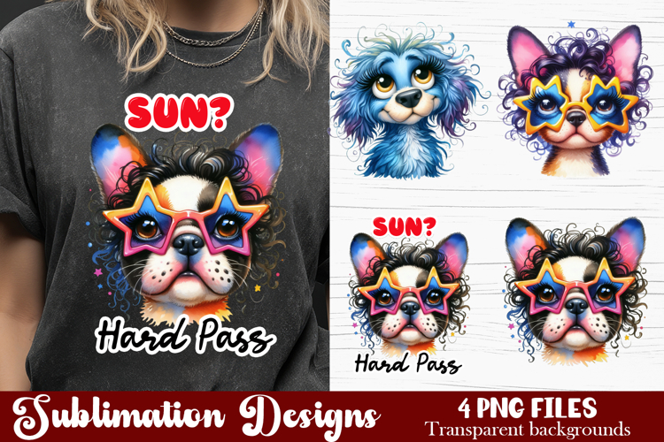 Cute Sarcastic duckling , dog sublimation clipart. T-shirt