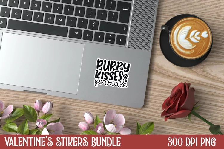 Puppy kisses for sale Sticker
