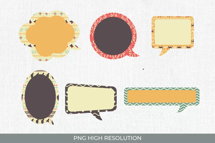 Dog Vintage Speech Bubble