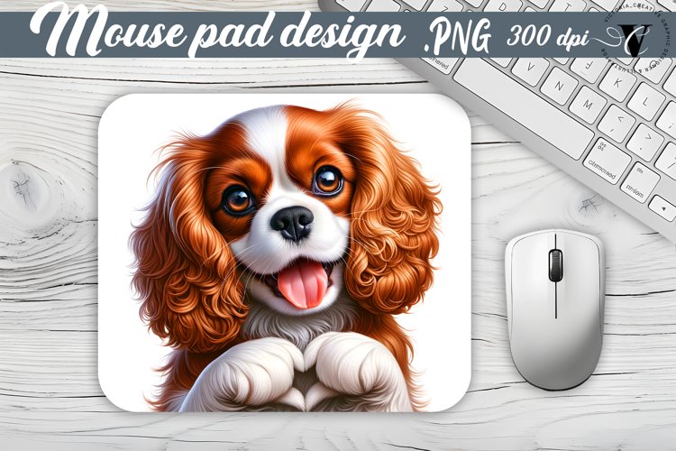 Mouse Pad | Dog sublimation mouse pad example image 1