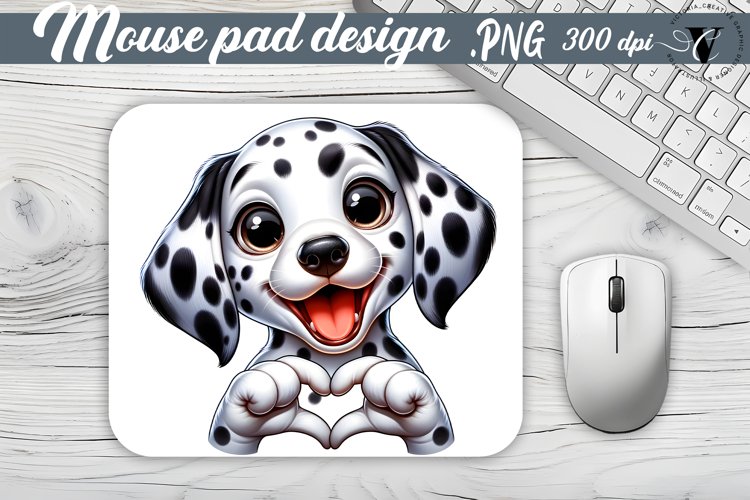 Mouse Pad | Dog sublimation mouse pad example image 1