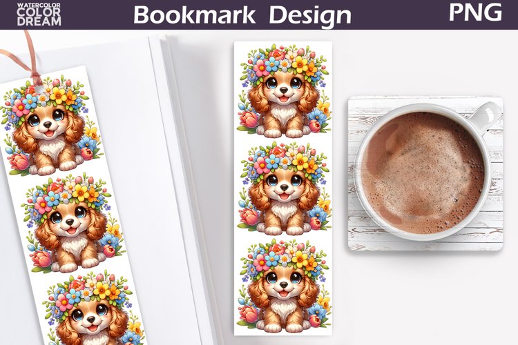 Dog Bookmark | Cocker Spaniel Bookmark Printable
