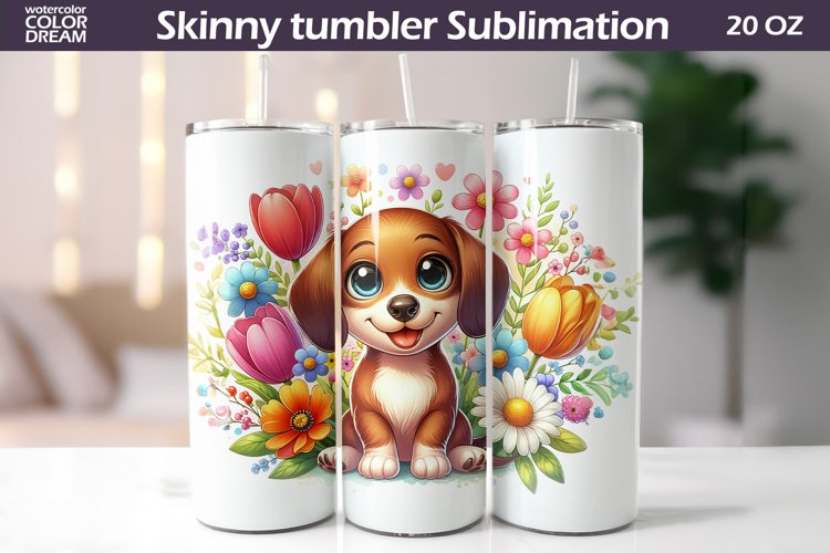 Dog Tumbler Sublimation | Beagle Tumbler