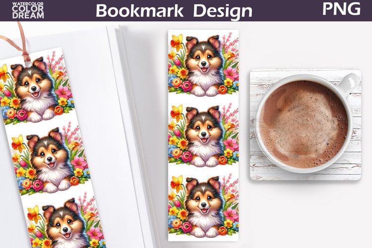 Dog Bookmark | Collie Bookmark Printable