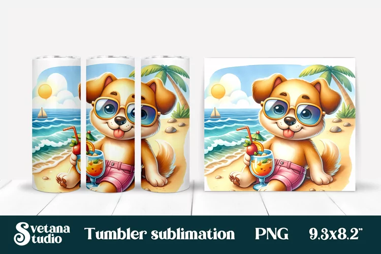 Funny dog tumbler | Summer tumbler