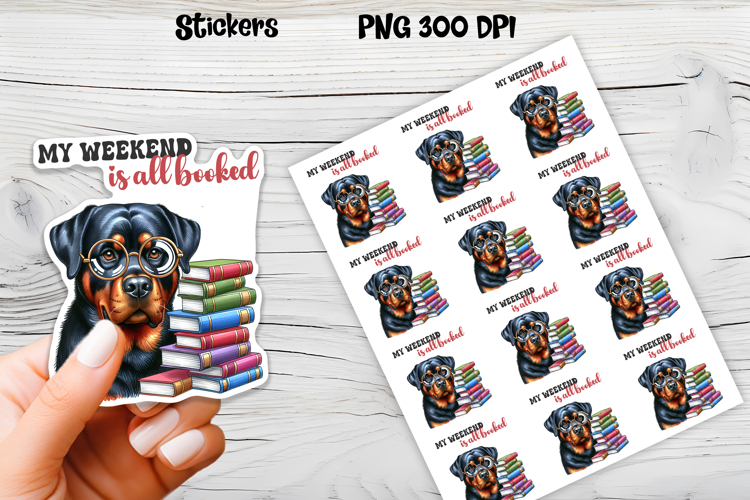 Funny dog stickers printable | Printable dog book stickers