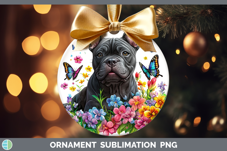 Dogs 01 Adorable Cane Corso Ornament Sublimation Bauble Desi