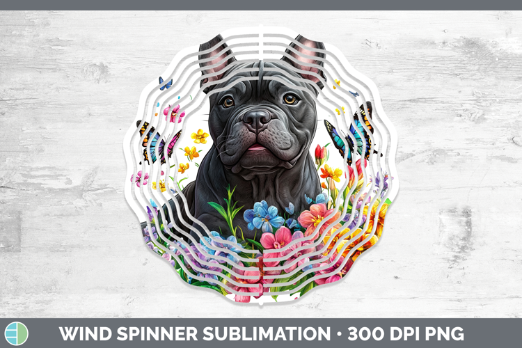 Dogs 01 Adorable Cane Corso Wind Spinner Sublimation Spinner