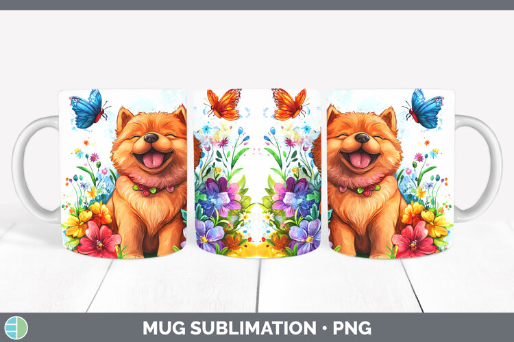 GorgeousDogs 01 Adorable Mug Wrap design.