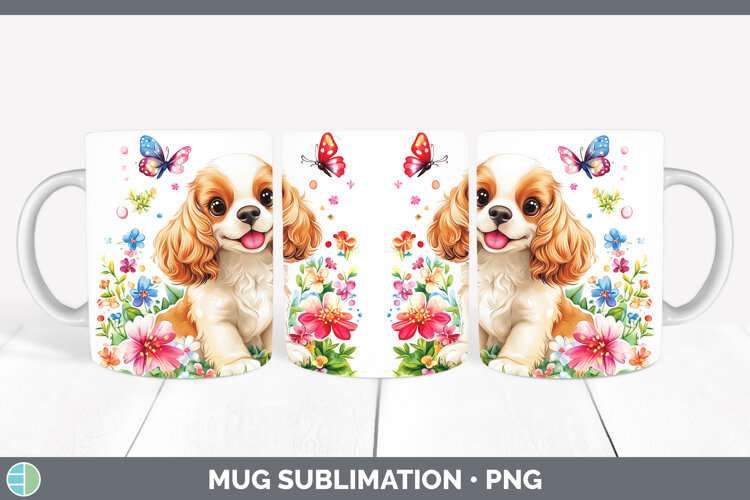 GorgeousDogs 01 Adorable Mug Wrap design.