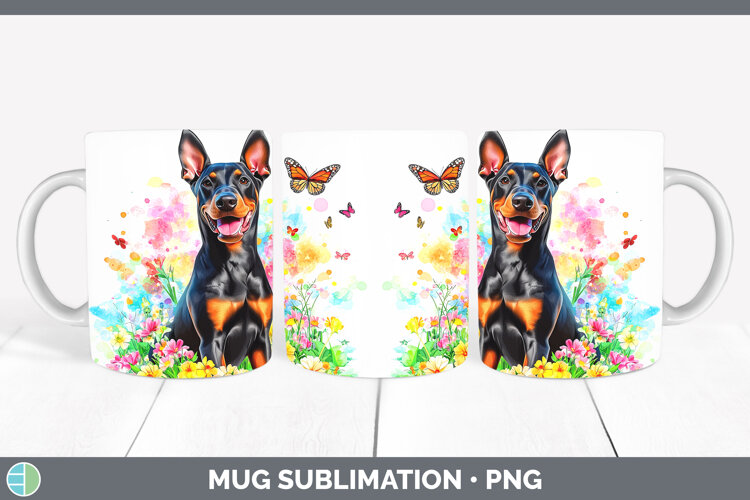 GorgeousDogs 01 Adorable Mug Wrap design.