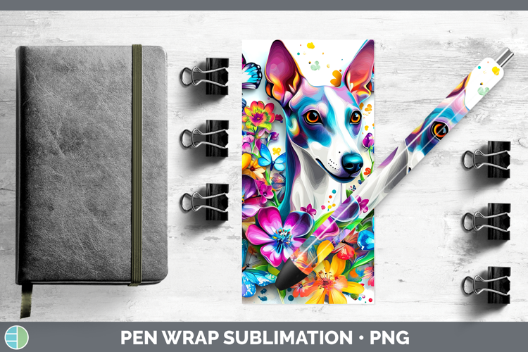Dogs 01 Adorable Greyhound Pen Wrap Sublimation Pen Designs