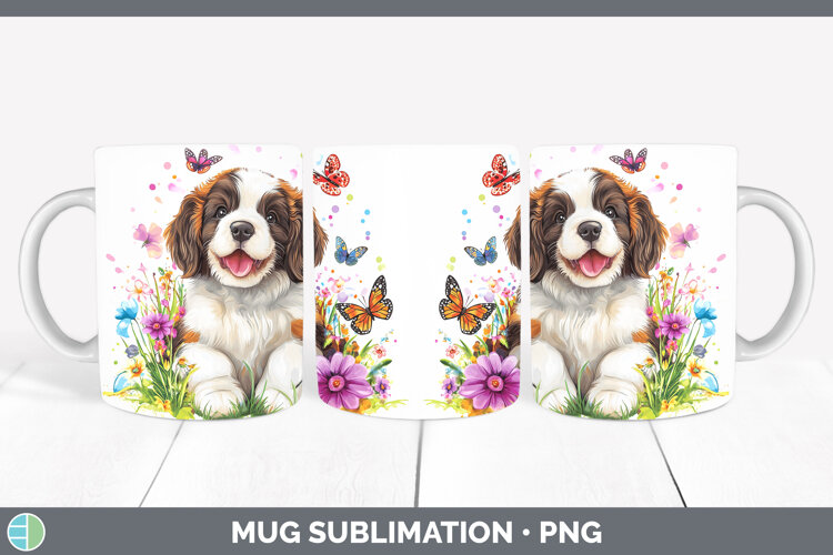 GorgeousDogs 01 Adorable Mug Wrap design.