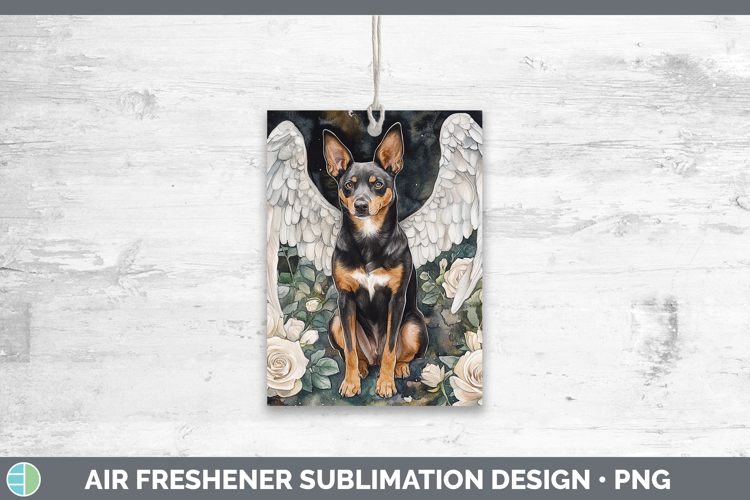 Dogs 01 Angel Australian Kelpie Air Freshener Sublimation Ca