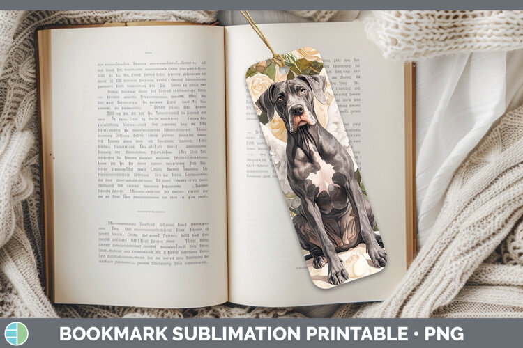 GorgeousDogs 01 Angel Bookmark design.
