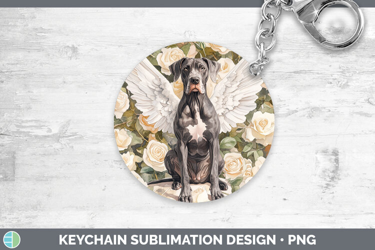 GorgeousDogs 01 Angel Keychain design.