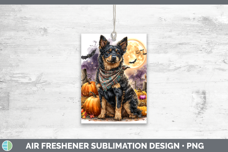 Dogs 01 Bandana Halloween Australian Kelpie Air Freshener Su