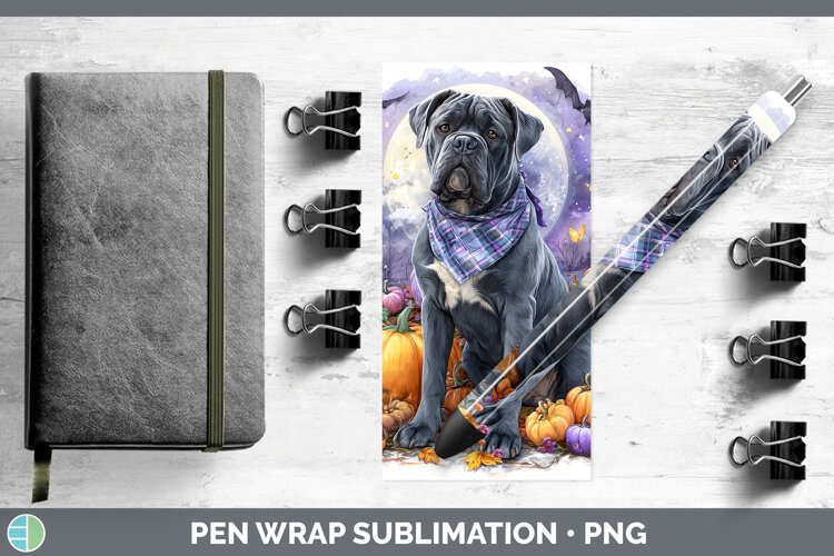 GorgeousDogs 01 Bandana Halloween Pen Wrap design.