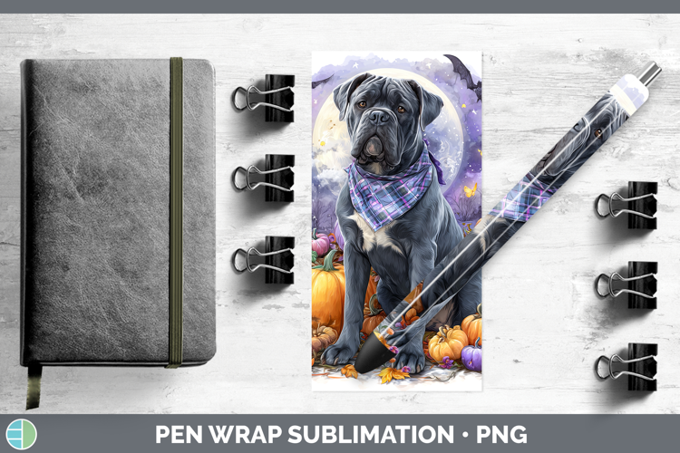 Dogs 01 Bandana Halloween Cane Corso Pen Wrap Sublimation Pe