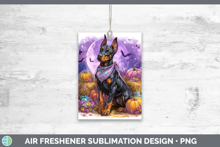 GorgeousDogs 01 Bandana Halloween Air Freshener design.