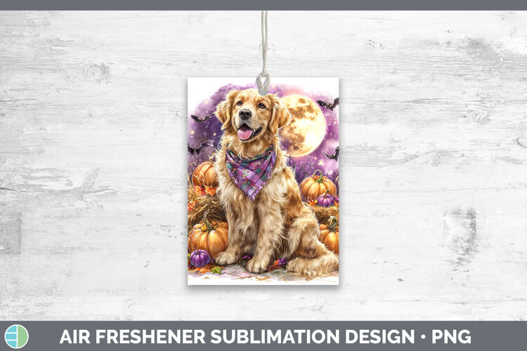 GorgeousDogs 01 Bandana Halloween Air Freshener design.