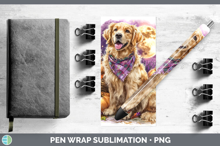 GorgeousDogs 01 Bandana Halloween Pen Wrap design.