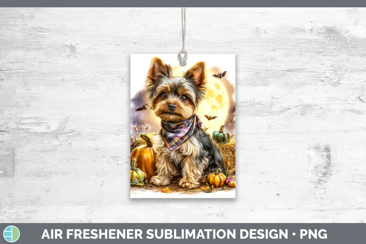 GorgeousDogs 01 Bandana Halloween Air Freshener design.